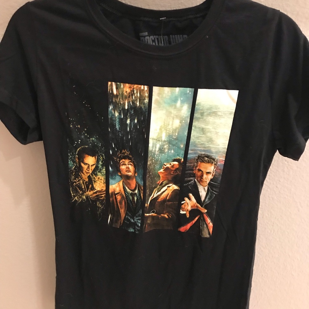 Dr Who Tee Ladies Cut L